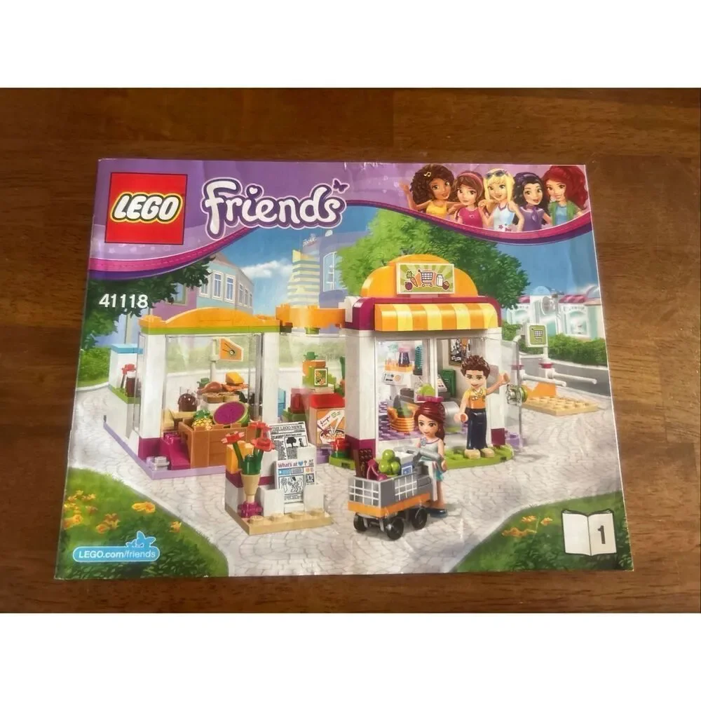 LEGO Friends Heartlake Supermarket #41118 Instruction Booklets Only 1 & 2 (6002)